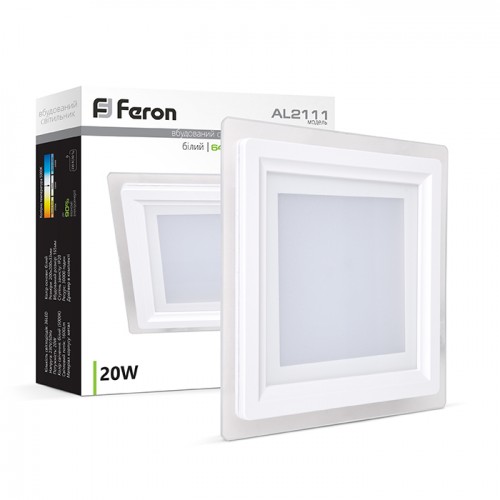 Світлодіодний світильник Feron AL2111 20W білий 6400K