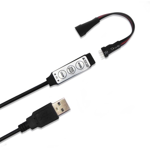 Светодиодная лента Feron LS708 RGB с USB и миниконтроллером