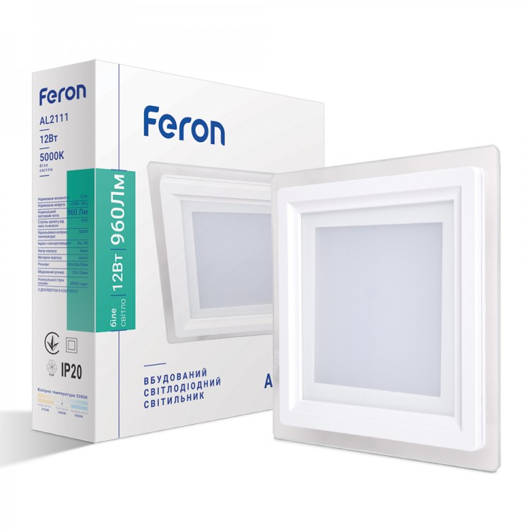 Светодиодный светильник Feron AL2111 12W белый