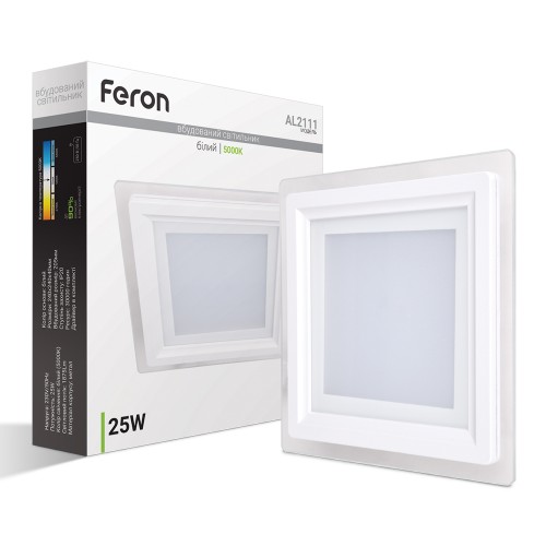 Світлодіодний світильник Feron AL2111 25W білий 5000K