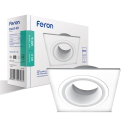 Вбудований неповоротний світильник Feron DL6140 білий