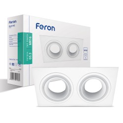 Встраиваемый неповоротный светильник Feron DL6142 белый