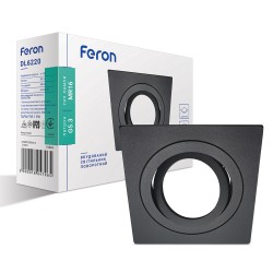 Встраиваемый поворотный светильник Feron DL6220 черный