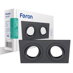 Встраиваемый поворотный светильник Feron DL6222 черный