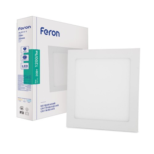 Світлодіодний світильник Feron AL511-1 20W 4000K 