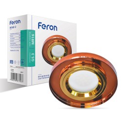 Встраиваемый светильник Feron 8060-2 коричневый золото