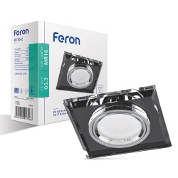 Встраиваемый светильник Feron 8170-2 серый серебро