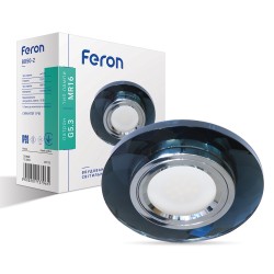 Встраиваемый светильник Feron 8050-2 серый серебро