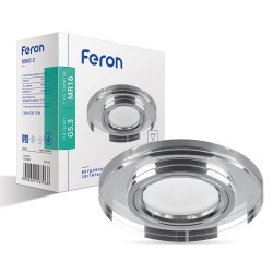Встраиваемый светильник Feron 8060-2 серебро серебро