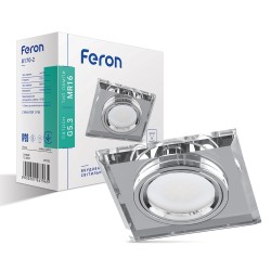 Встраиваемый светильник Feron 8170-2 серебро-серебро