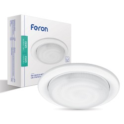 Встраиваемый неповоротный светильник Feron DL53 белый