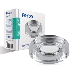 Встраиваемый светильник Feron 8080-2 с LED подсветкой 
