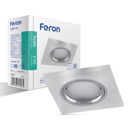 Встраиваемый светильник Feron CD8170 с LED подсветкой 