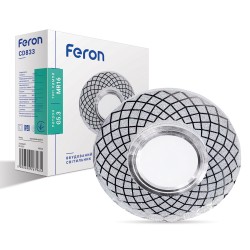 Встраиваемый светильник Feron CD833 с LED подсветкой 
