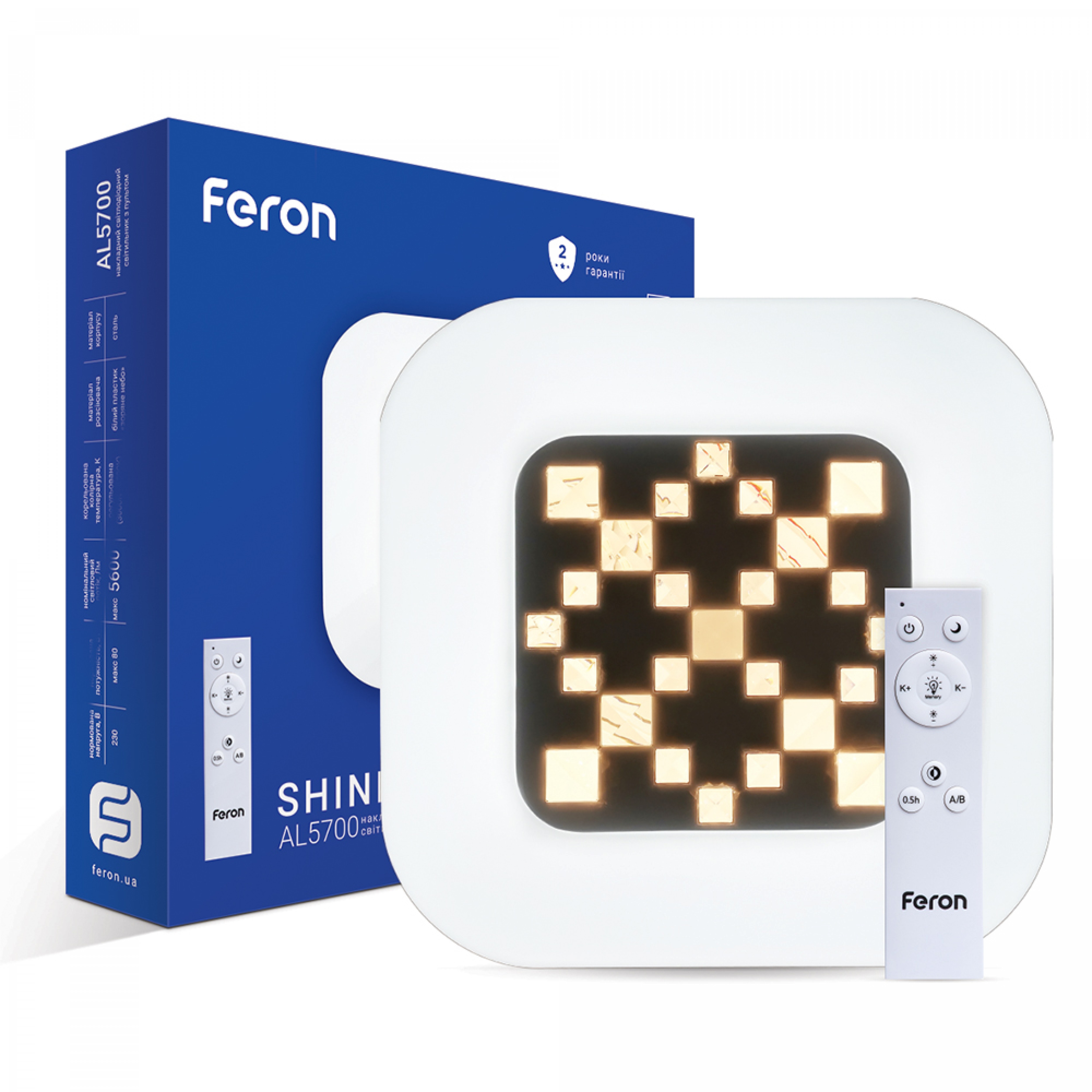 Світлодіодній накладний світильник Feron AL5700 SHINE 80Вт