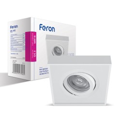 Встраиваемый поворотный светильник Feron ML345 белый