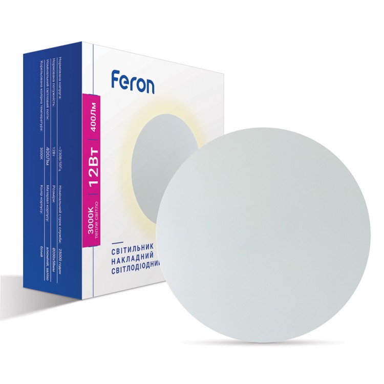 Настенный накладной светодиодный  светильник Feron AL8110 белый