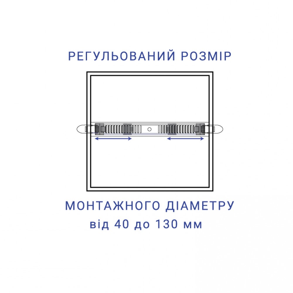 Світлодіодний вбудований світильник Feron AL704-S 18Вт 4000K білий