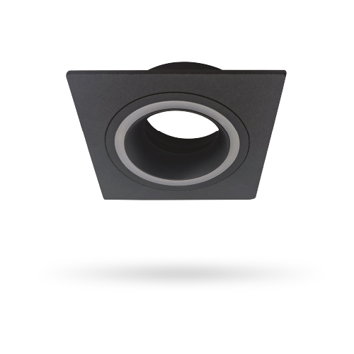 Встраиваемый неповоротный светильник Feron DL6140 черный