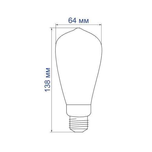 Світлодіодна лампа Feron LB-379 2Вт E27 2700К