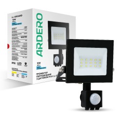 Светодиодный прожектор Ardero LL-2010ARD 10Вт с датчиком движения