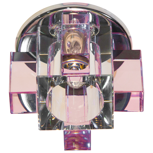 Встраиваемый светильник Feron C1037 розовый
