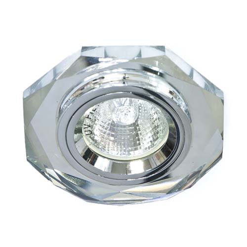 Вбудований світильник Feron 8020-2 срібло срібло