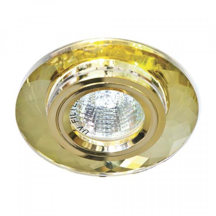 Встраиваемый светильник Feron 8050-2 желтый золото