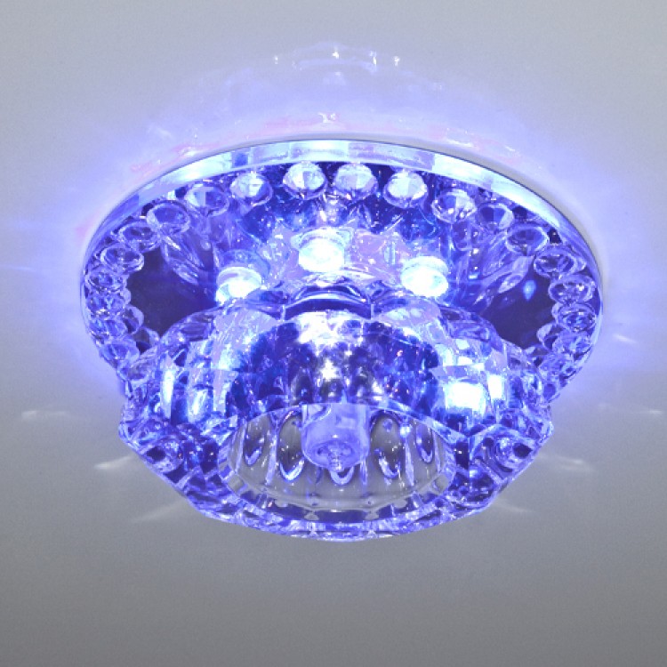 Встроенный светильник Feron JD125 под лампу с RGB подсветкой