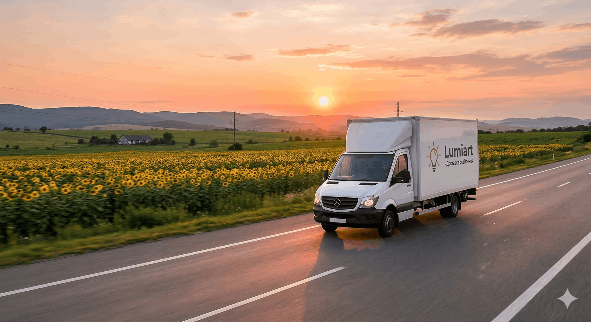 Доставка світильників Ферон